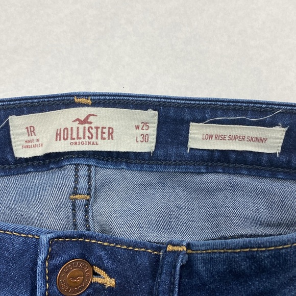 Women’s Hollister brand denim Jeans Lo Rise Super Skinny Jegging Stretch juniors - Picture 4 of 6